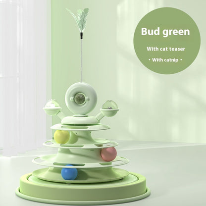 Cat Toy Tower with Rolling Balls - Raifaonline