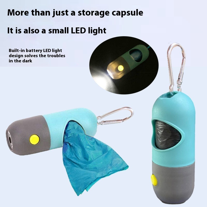 Pet Waste Bag Dispenser with LED Light - Raifaonline