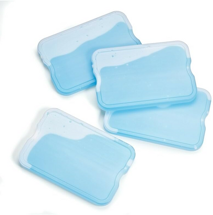 Cool Coolers by Fit & Fresh 4 Pack XL Slim Ice Packs