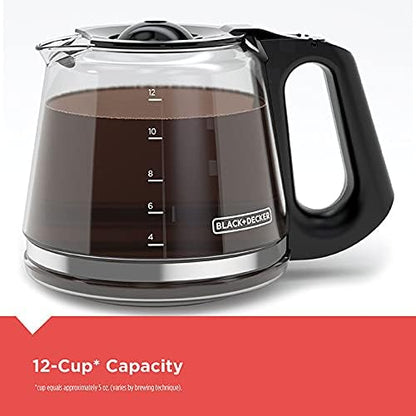BLACK+DECKER 12-Cup* Programmable Coffeemaker