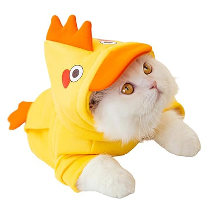 Funny Halloween Outfit for Small & Medium Pets, Warm Hoodie with