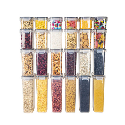 Cereals Kitchen Snacks Refrigerator Storage Box 24-piece Set - Raifaonline