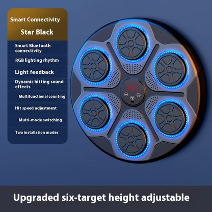 Music Boxing Machine with RGB Light and Bluetooth - Raifaonline