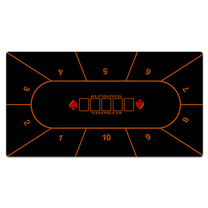 Texas Poker Tablecloth Thickened Overlock Rubber Desk Mat - Raifaonline