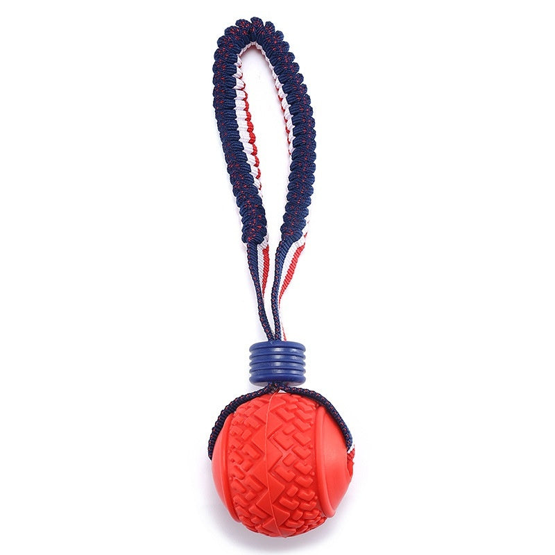 Dog Chew Ball with Rope