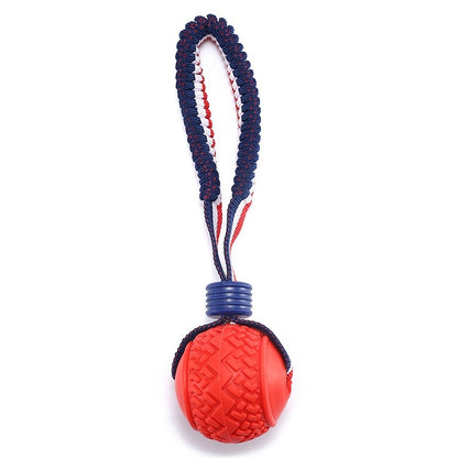 Dog Chew Ball with Rope - Raifaonline