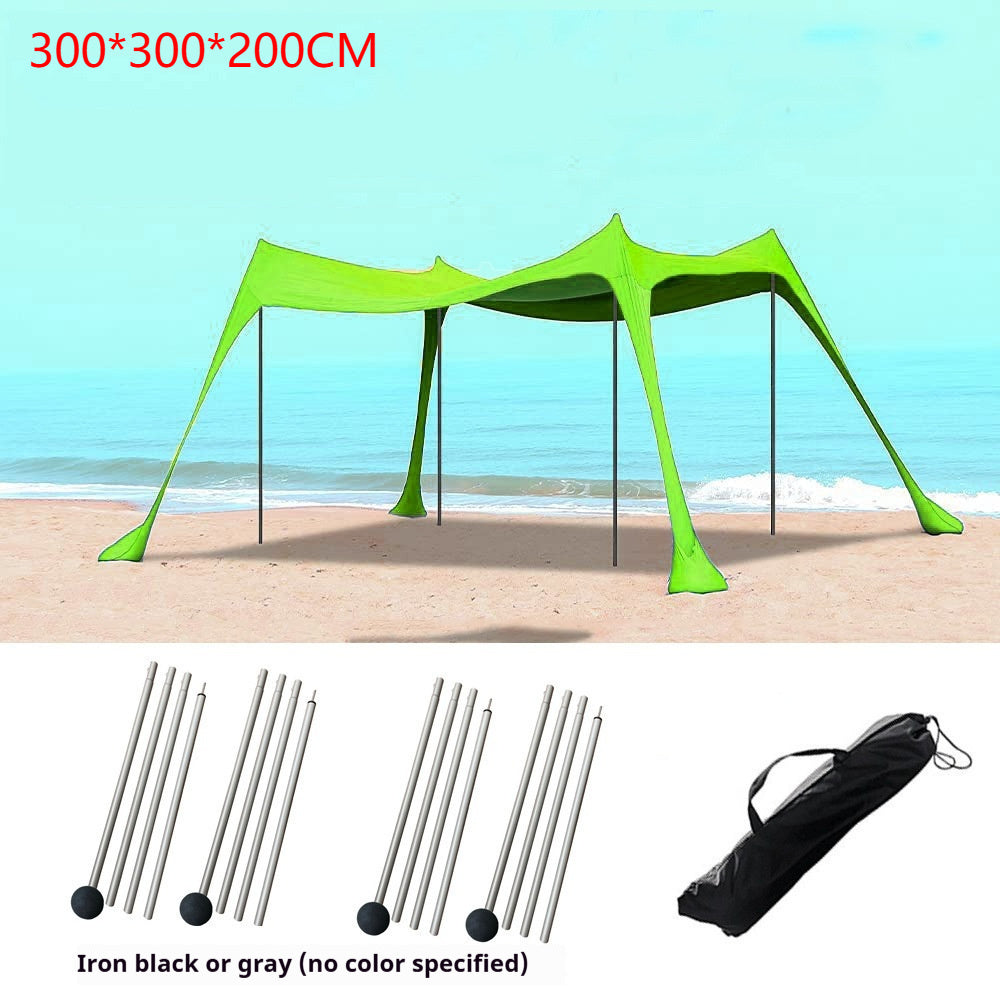 Camping Tent Windproof Pop Up Awning Outdoor Beach Sun Shade