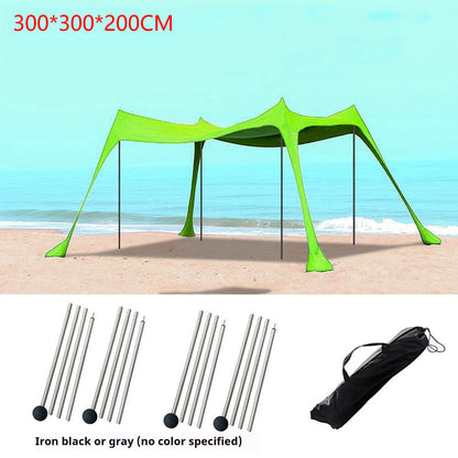 Camping Tent Windproof Pop Up Awning Outdoor Beach Sun Shade