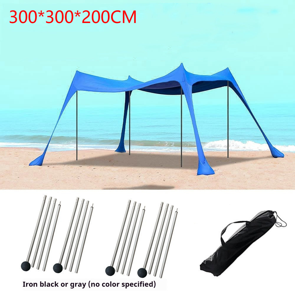 Camping Tent Windproof Pop Up Awning Outdoor Beach Sun Shade