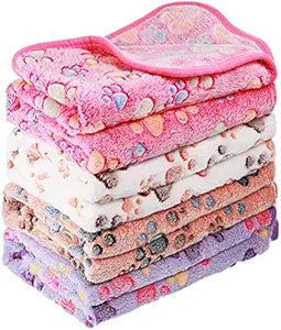Tatuo 4-Pack Pet Fleece Blankets – Soft & Warm