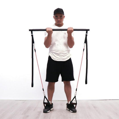 Pilates Bar Kit with Resistance Bands for Home Gym Workouts - Raifaonline