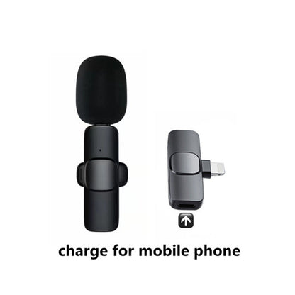 Wireless Lavalier Microphone Portable Audio Video Recording Mini Mic - Raifaonline