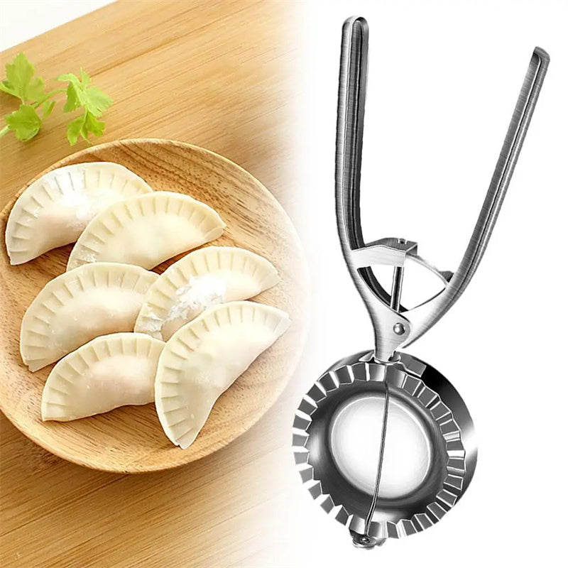Dumpling Maker – Stainless Steel Press for Wrappers & Stuffing
