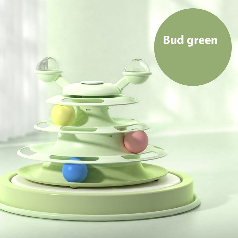 Cat Toy Tower with Rolling Balls - Raifaonline