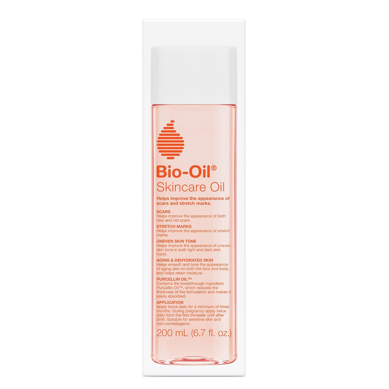 Bio-Oil Skincare Body Oil Serum, Face and Body Moisturizer with Vitamin E & A, for Scars, Stretch Marks, Sensitive Skin, All Skin Types, Dermatologist Recommended, Non-Comedogenic, 2 Oz