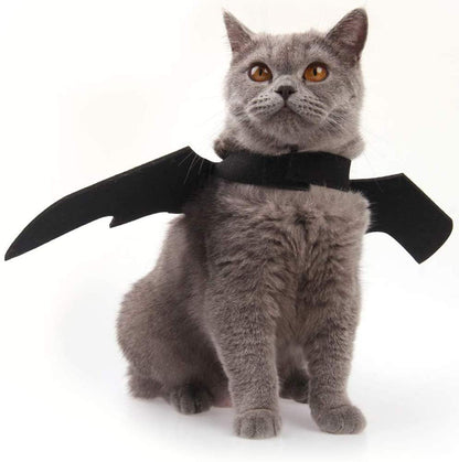 Cat Halloween Bat Wings Costume – Dress-Up Accessory for Cats & Small Dogs