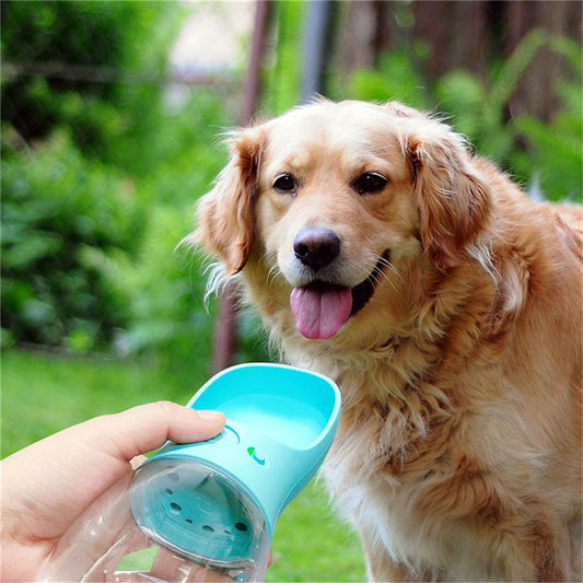 Portable Pet Water Bottle with Cup for Dogs & Cats