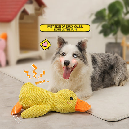 Plush Duck Squeaky Dog Toy for Pet