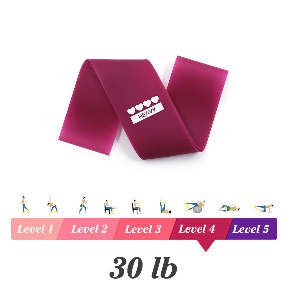 Yoga Resistance Bands for Pilates and Fitness Training