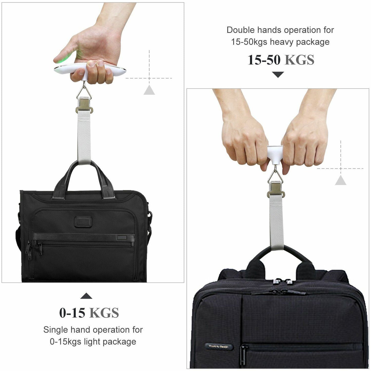 Portable LCD Digital Luggage Scale with Belt for Travel - Raifaonline