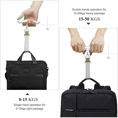 Portable LCD Digital Luggage Scale with Belt for Travel - Raifaonline