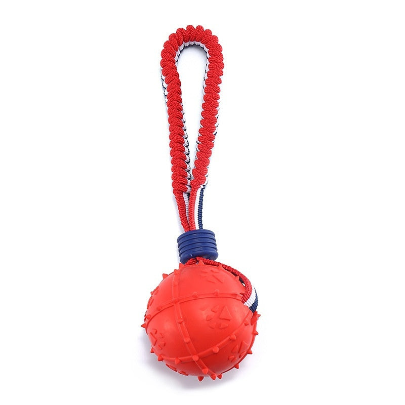 Dog Chew Ball with Rope