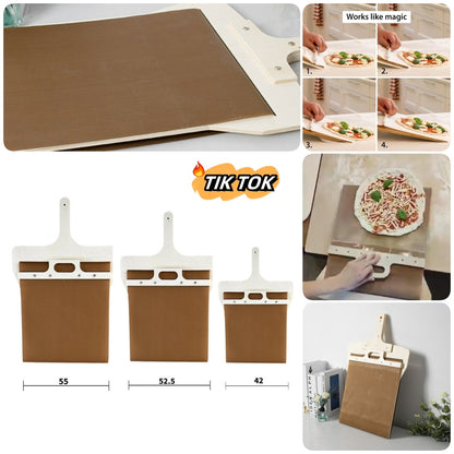 3 Sizes Sliding Pizza Peel Shovel Storage Board - Raifaonline