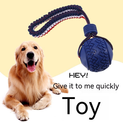 Dog Chew Ball with Rope - Raifaonline