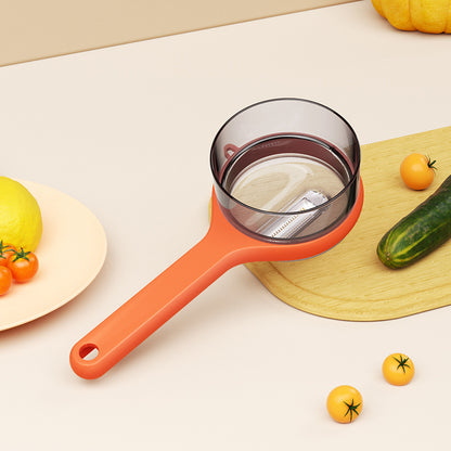 Kitchen Peeler with Storage Bucket and Scratcher Tool - Raifaonline