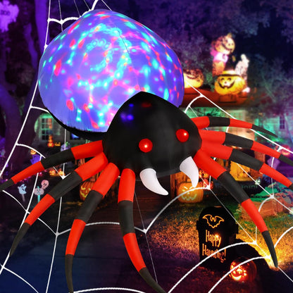 GOOSH 8FT Halloween Inflatable Spider