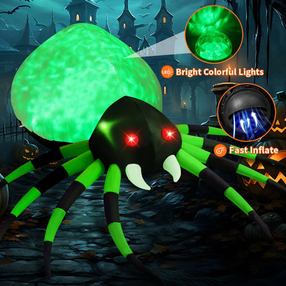 GOOSH 8FT Halloween Inflatable Spider