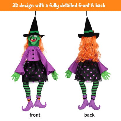POPGIFTU 64" Crashing Witch into Tree