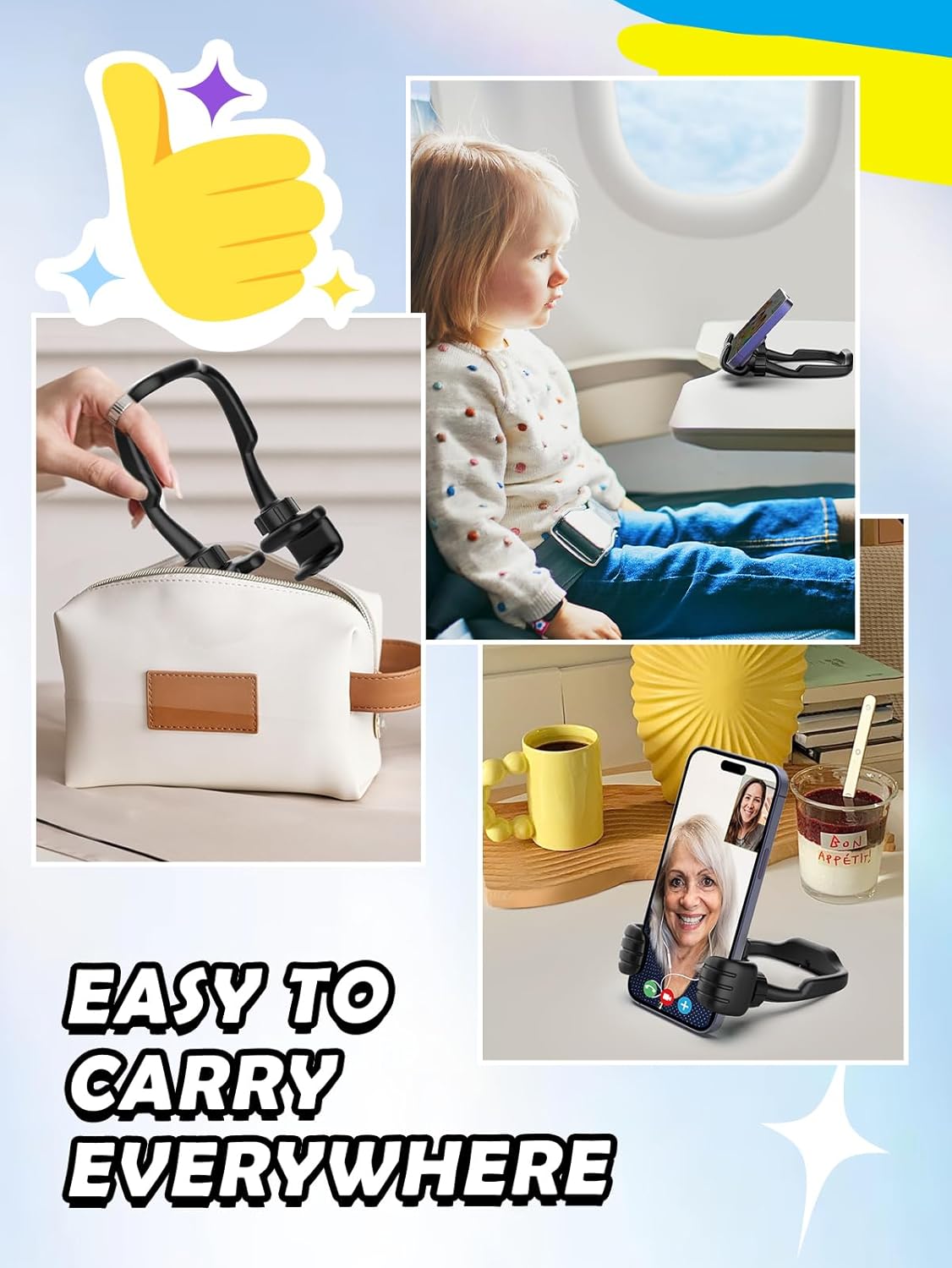 Thumbs Up Lazy Phone Stand Cell Phone Holder Gifts for Christmas