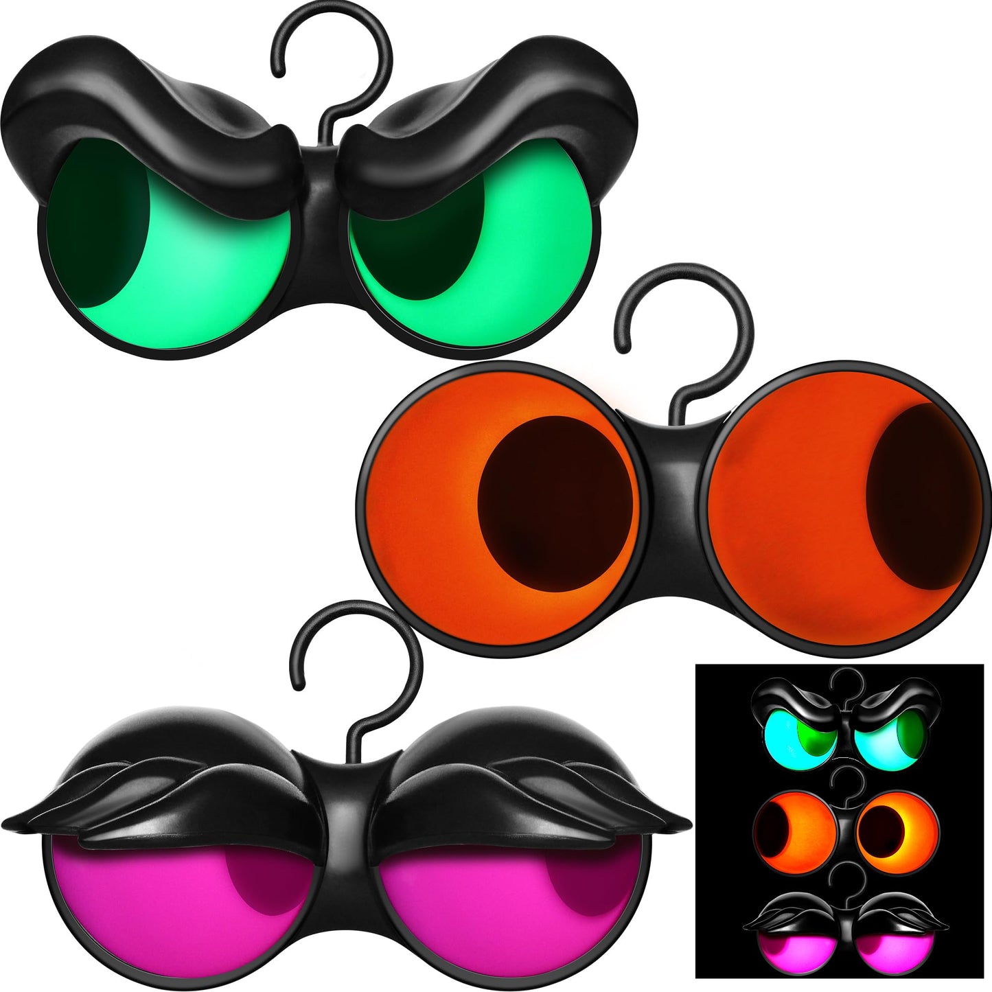 Joiedomi 3-Pack Flashing Peeping Eyes Lights