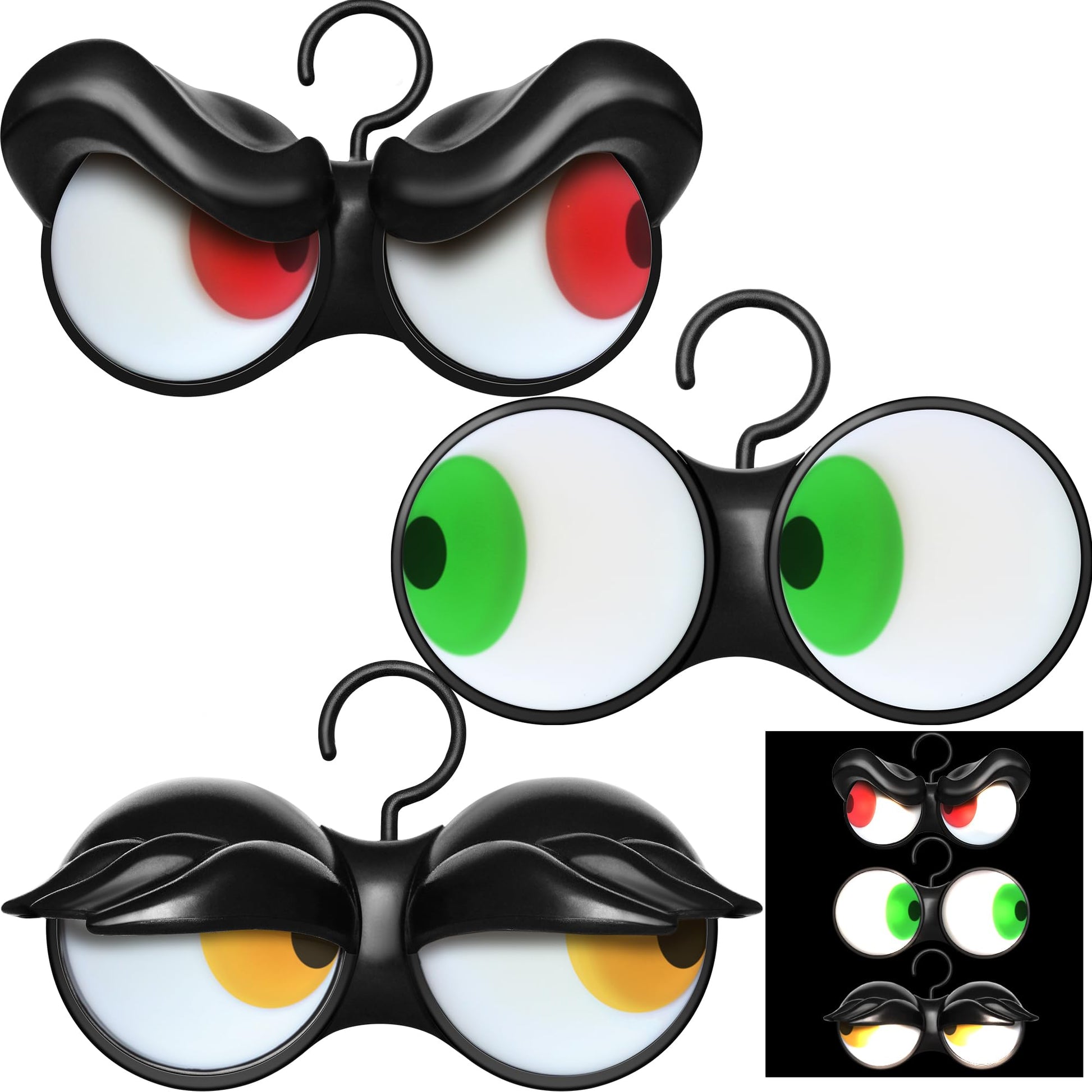 Joiedomi 3-Pack Flashing Peeping Eyes Lights