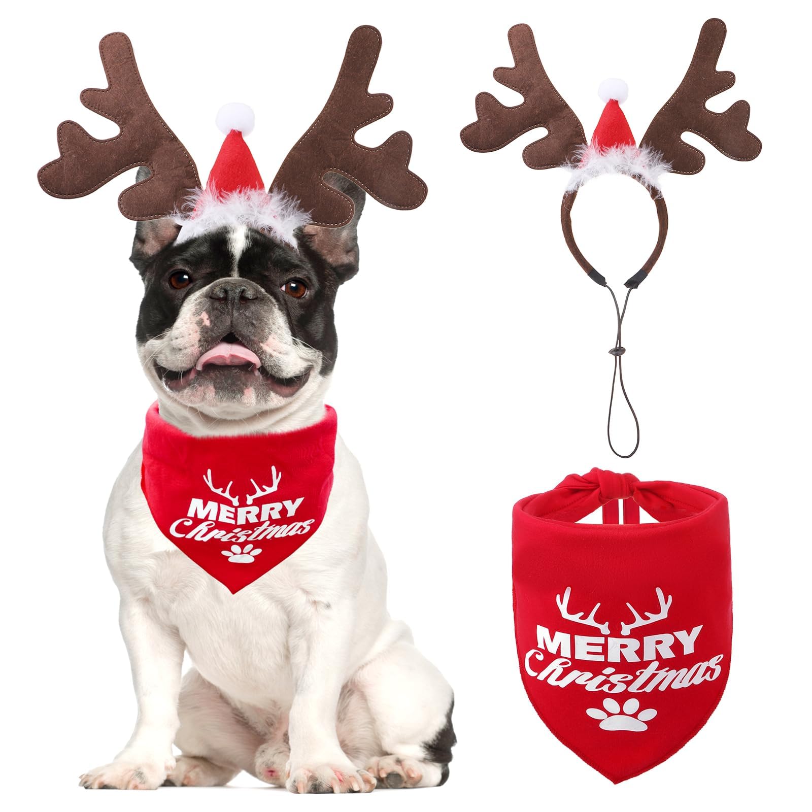 Pumpkin Cape & Hat Set for Small to Large Pets, Funny Holiday