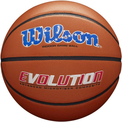 WILSON Evolution Indoor Game Basketballs - Size 5, Size 6 and Size 7