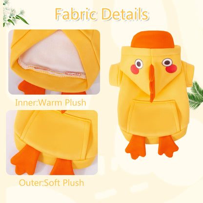 Funny Halloween Outfit for Small & Medium Pets, Warm Hoodie with