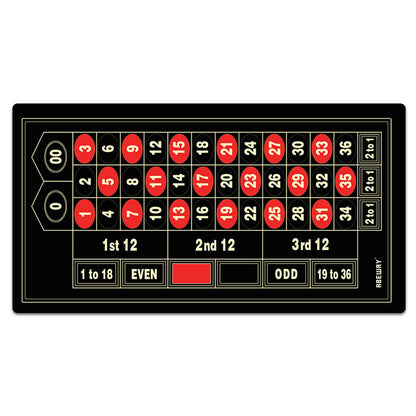 Texas Poker Tablecloth Thickened Overlock Rubber Desk Mat - Raifaonline
