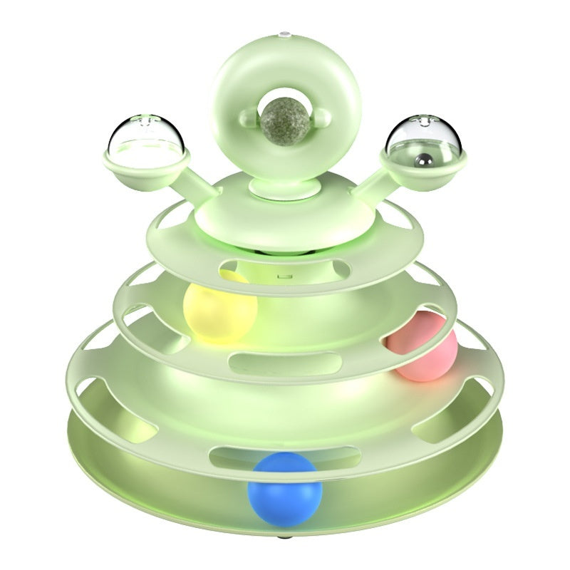 Cat Toy Tower with Rolling Balls - Raifaonline