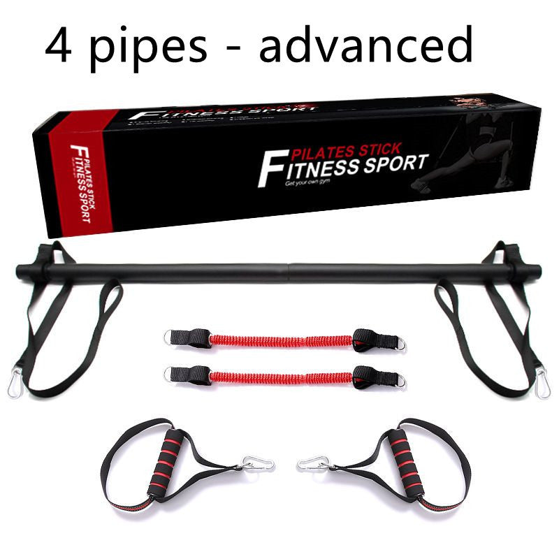Pilates Bar Kit with Resistance Bands for Home Gym Workouts - Raifaonline