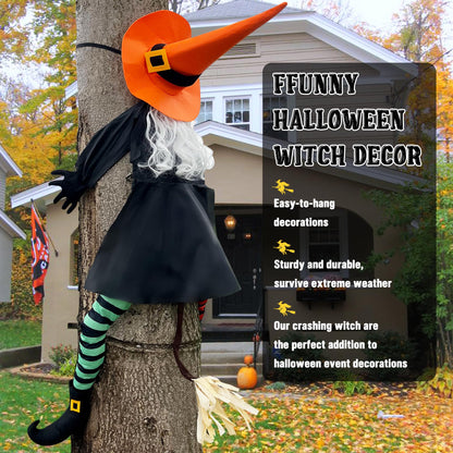 POPGIFTU 64" Crashing Witch into Tree