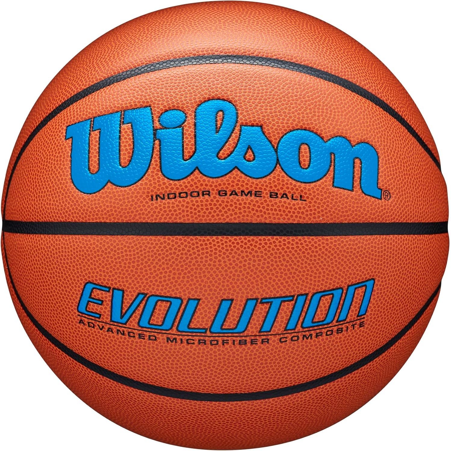 WILSON Evolution Indoor Game Basketballs - Size 5, Size 6 and Size 7