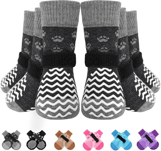 EXPAWLORER Anti-Slip Dog Socks – Paw Protectors & Booties