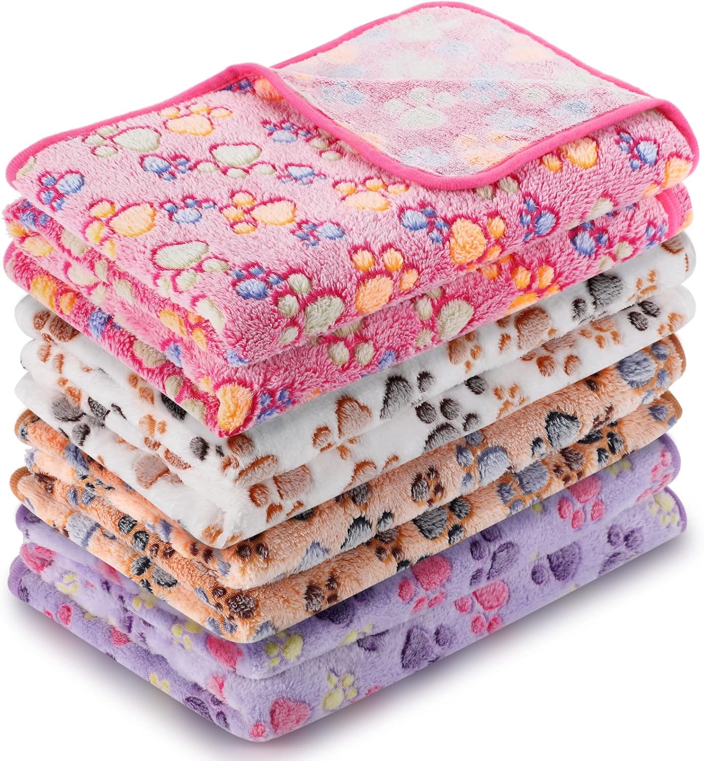 Tatuo 4-Pack Pet Fleece Blankets – Soft & Warm