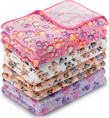 Tatuo 4-Pack Pet Fleece Blankets – Soft & Warm