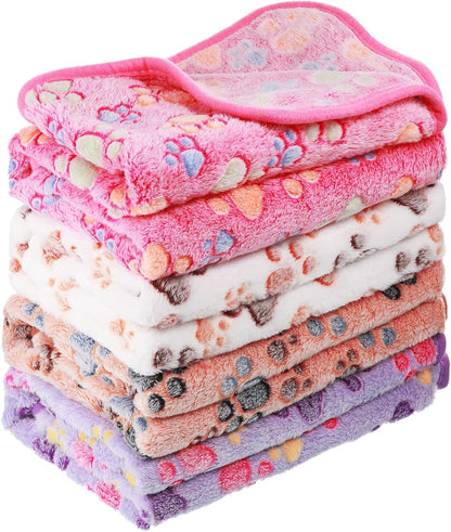 Tatuo 4-Pack Pet Fleece Blankets – Soft & Warm