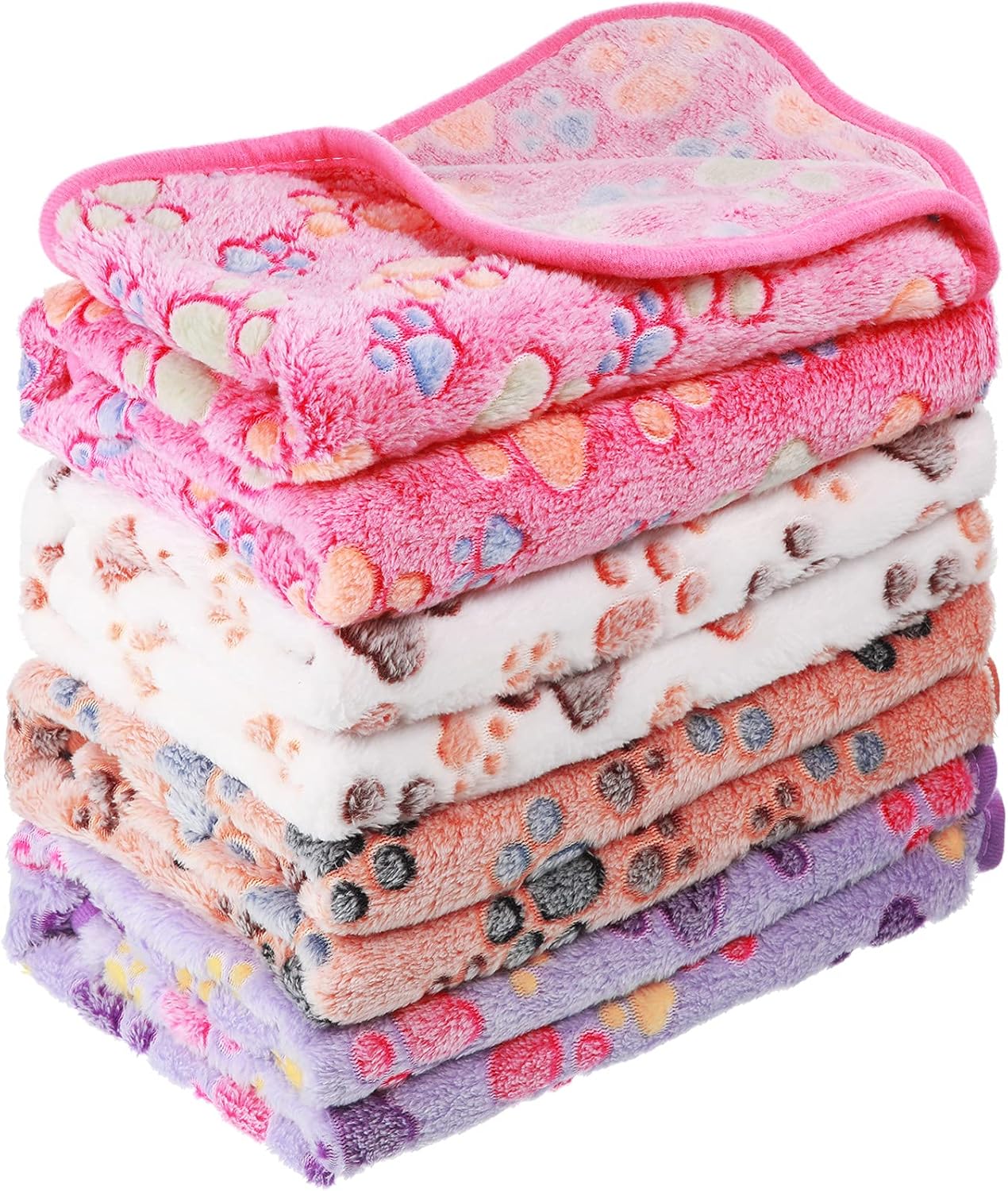 Tatuo 4-Pack Pet Fleece Blankets – Soft & Warm