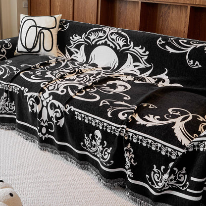 EVENHUG Halloween Reversible Sofa Cover