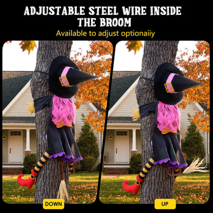 POPGIFTU 64" Crashing Witch into Tree